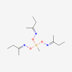 Chemical structure of Methyltris(methylethylketoxime)silane