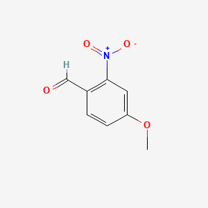 Chemical structure of 4-methoxy-2-nitrobenzaldehyde