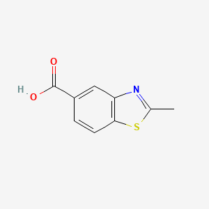Chemical structure of 2-Methylbenzo[d]thiazole-5-carboxylic acid