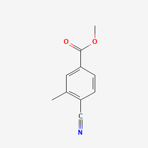 Chemical structure of Methyl 4-cyano-3-methylbenzoate