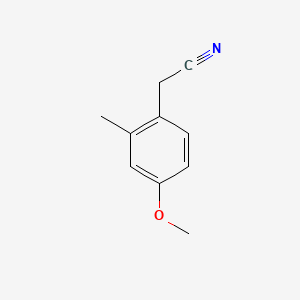 Chemical structure of 4-Methoxy-2-methylphenylacetonitrile