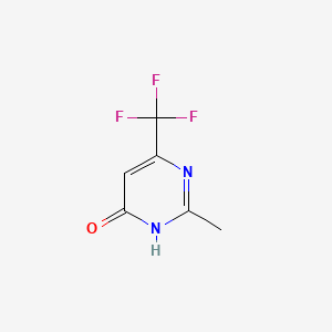 Chemical structure of 2-Methyl-6-(trifluoromethyl)pyrimidin-4-ol