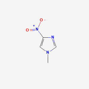 Chemical structure of 1-Methyl-4-nitroimidazole