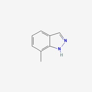 Chemical structure of 7-Methyl-1H-indazole