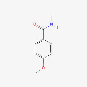 Chemical structure of 4-Methoxy-N-methylbenzamide