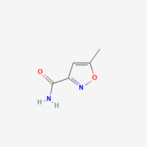 Chemical structure of 5-Methylisoxazole-3-carboxamide