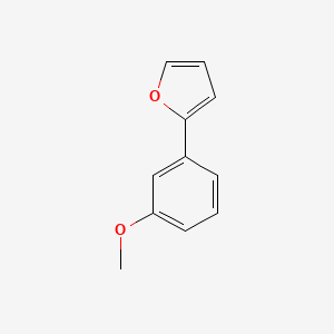 Chemical structure of 2-(3-Methoxyphenyl)furan