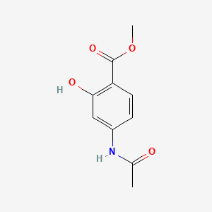Chemical structure of Methyl 4-acetamidosalicylate
