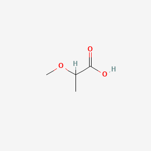 Chemical structure of 2-Methoxypropionic acid