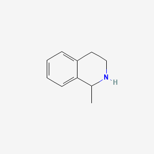Chemical structure of 1-methyl-1,2,3,4-tetrahydroisoquinoline