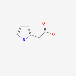 Chemical structure of Methyl 1-Methylpyrrole-2-acetate