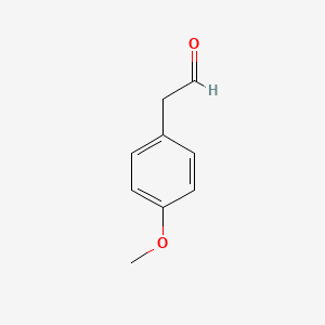 Chemical structure of 4-Methoxyphenylacetaldehyde