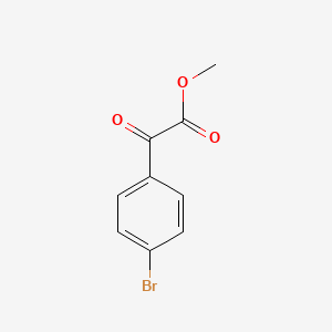 Chemical structure of Methyl 2-(4-bromophenyl)-2-oxoacetate
