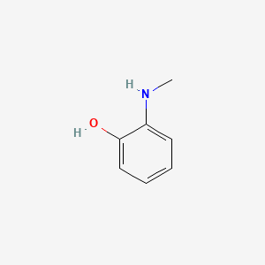 Chemical structure of 2-(Methylamino)phenol
