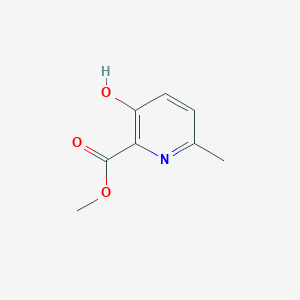 Chemical structure of 3-Hydroxy-6-Methyl-2-pyridinecarboxylic acid Methyl ester