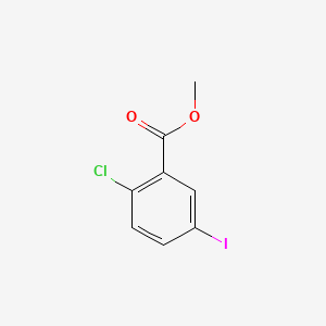 Chemical structure of Methyl 2-chloro-5-iodobenzoate
