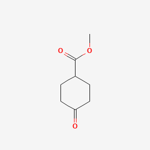 Chemical structure of Methyl 4-oxocyclohexanecarboxylate