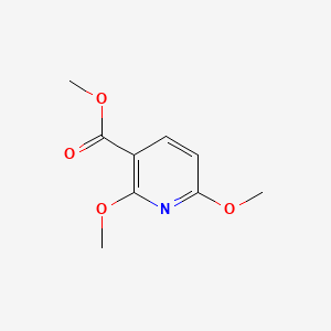 Chemical structure of Methyl 2,6-dimethoxynicotinate