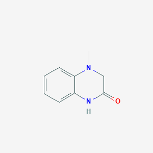 Chemical structure of 4-Methyl-3,4-dihydroquinoxalin-2(1H)-one