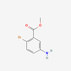 Chemical structure of Methyl 5-amino-2-bromobenzoate