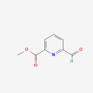 Chemical structure of Methyl 6-formyl-2-pyridinecarboxylate