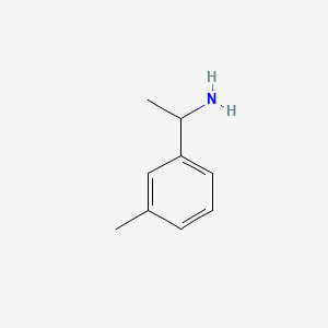 Chemical structure of 1-(m-Tolyl)ethanamine