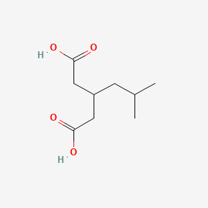 Chemical structure of 3-Isobutylglutaric acid