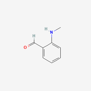 Chemical structure of 2-(Methylamino)benzaldehyde