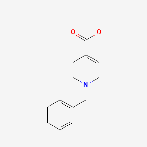 Chemical structure of Methyl 1-benzyl-1,2,3,6-tetrahydropyridine-4-carboxylate