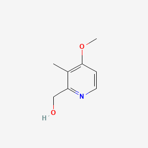 Chemical structure of (4-Methoxy-3-methylpyridin-2-yl)methanol