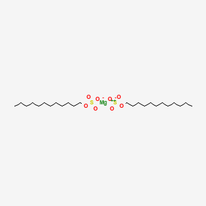 Chemical structure of Magnesium dodecyl sulfate