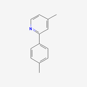Chemical structure of 4-Methyl-2-p-tolylpyridine
