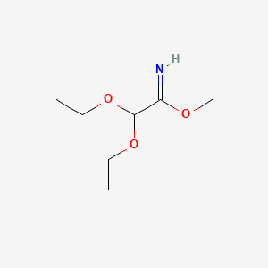 Chemical structure of Methyl 2,2-diethoxyacetimidate