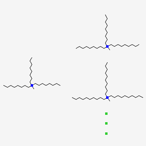 Chemical structure of methyl tri C8-C10 ammonium chloride