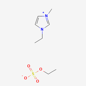 Chemical structure of 1-Ethyl-3-methylimidazolium ethylsulfate