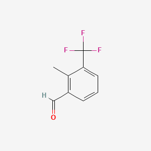 Chemical structure of 2-Methyl-3-(trifluoromethyl)benzaldehyde