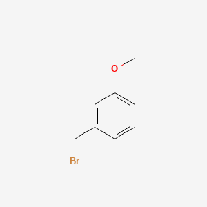 Chemical structure of 3-Methoxybenzyl bromide