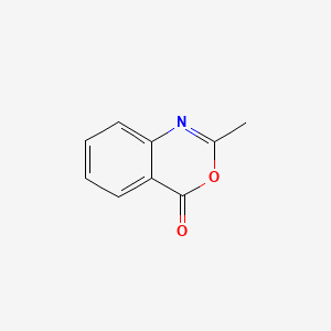 Chemical structure of Acetanthranil