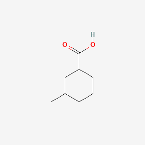 Chemical structure of 3-Methylcyclohexanecarboxylic acid