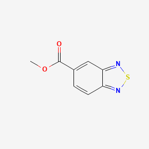 Chemical structure of Methyl 2,1,3-benzothiadiazole-5-carboxylate