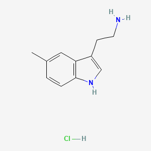Chemical structure of 5-Methyltryptamine Hydrochloride