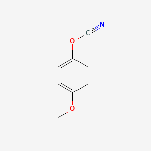Chemical structure of 4-Methoxyphenol cyanate ester