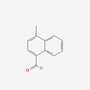 Chemical structure of 4-Methyl-1-naphthaldehyde