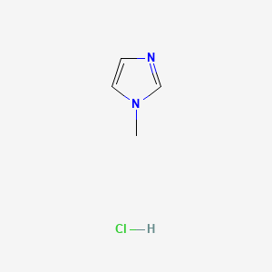 Chemical structure of 1-Methylimidazolium chloride