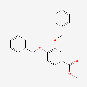 Chemical structure of Methyl 3,4-bis(benzyloxy)benzoate