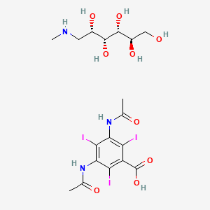Chemical structure of Meglumine diatrizoate