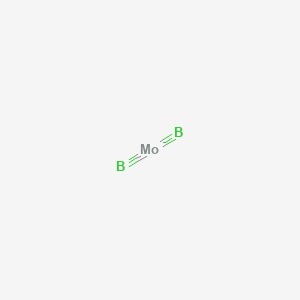 Chemical structure of Molybdenum diboride