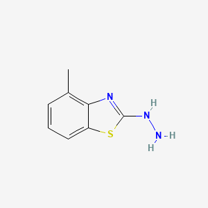 Chemical structure of 4-Methyl-2-Hydrazinobenzothiazole