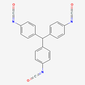 Chemical structure of Benzene, 1,1',1''-methylidynetris(4-isocyanato-