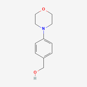 Chemical structure of (4-Morpholin-4-yl-phenyl)methanol